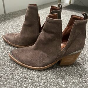 Jeffery Campbell Cromwell suede booties, 6